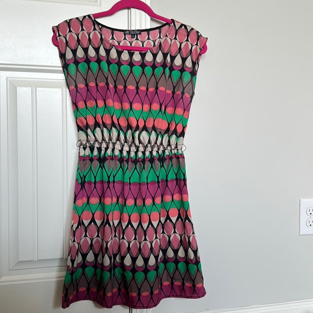BeBop Lightweight Multicolor Patterned Dress